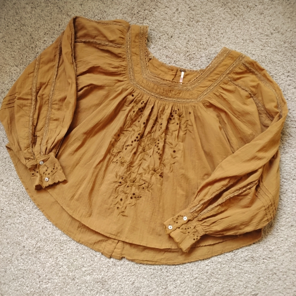 Free People Peasant Blouse - Picture 2 of 7